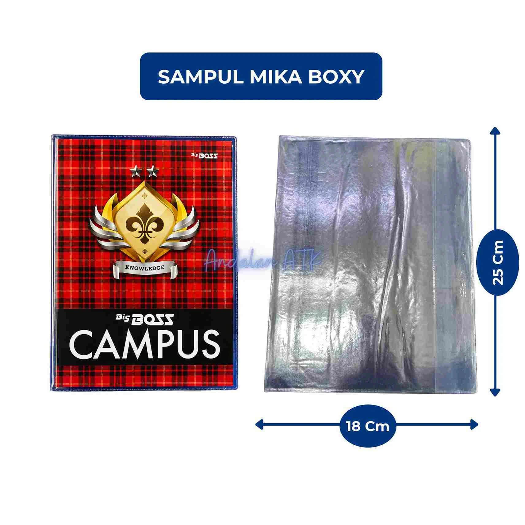 Sampul Buku Mika Plastik Isi 10 Lembar / Sampul Mika / Sampul Plastik